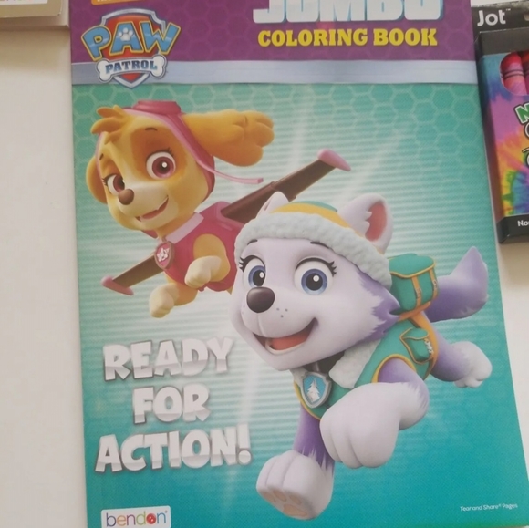 Nickeloden Paw Patrol Jumbo Coloring and Activity Books Lot of 4 One Set Crayons - Picture 2 of 7